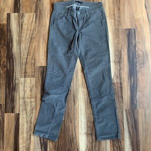 New York & Company Gray Corduroys